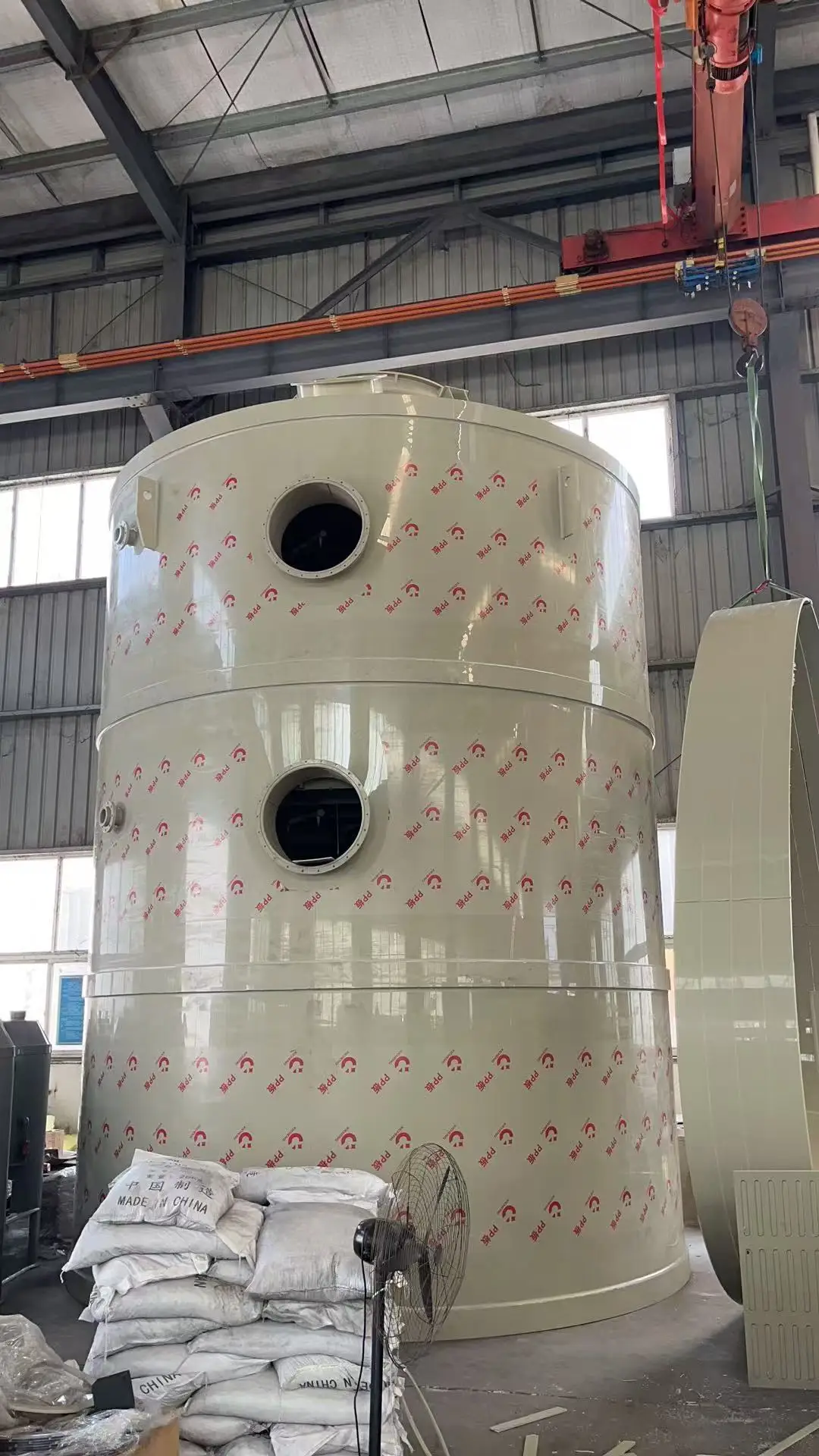 Motore 98% efficienza PP trattamento gas rifiuti apparecchiature di protezione ambientale