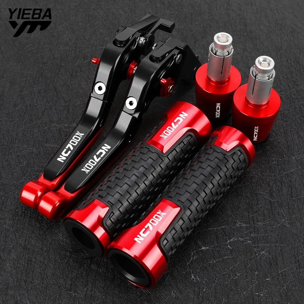 

FOR Honda NC700X NC700 X 2012 2013 Motorcycle Accessories CNC Brake Clutch Levers Handlebar Grip Handles bar Hand Grip Ends