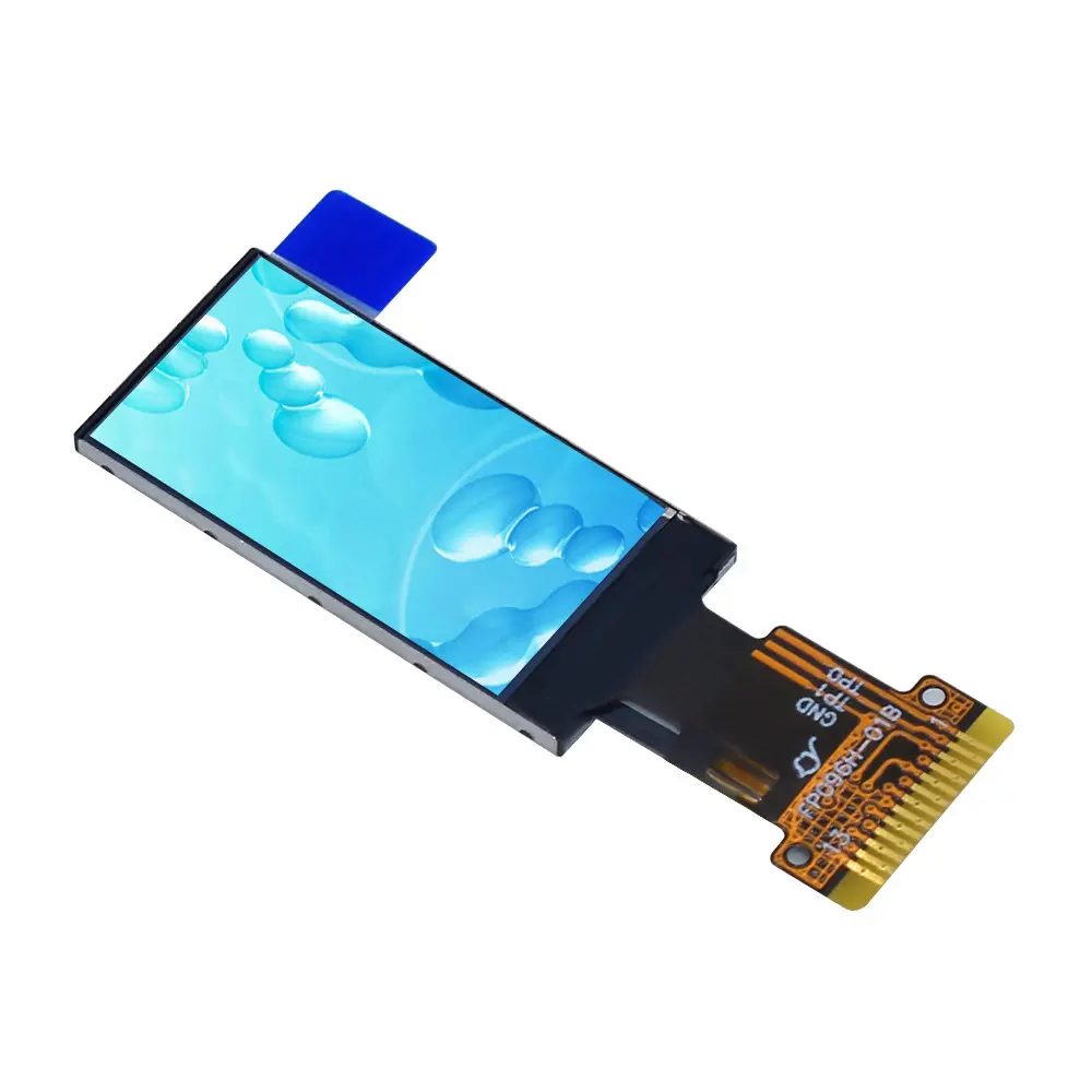 0.96 Inch IPS Color TFT LCD Screen 80*160 Resolution SPI Interface ST7735 Driver, MOQ 2 Pcs