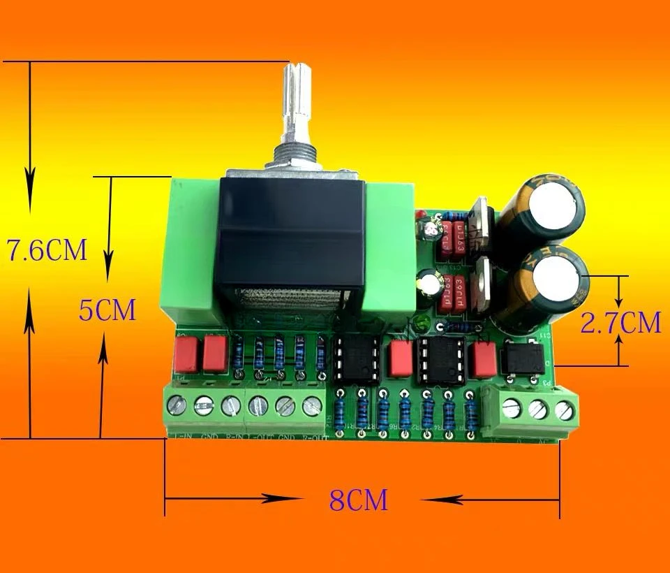 Fever grade HIFI Class A parallel front stage board preamplifier front stage power amplifier board