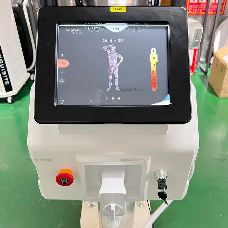 

Professional Desktop Diode Laser Hair Removal Machine 808Nm Permanent Hair Removal Skin Rejuvenation Device for Salons
