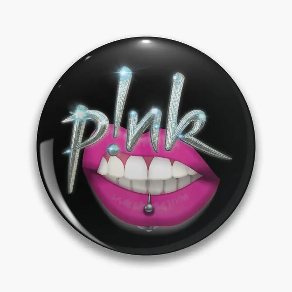 Pi n k P!_nk P nk , Summer Tour  Pin Buttons Brooches  Jewelry Accessory Customize Brooch Fashion Lapel Badges