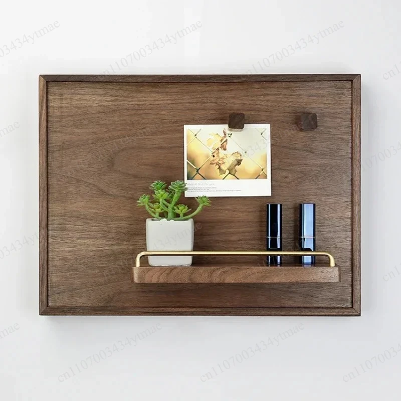 Solid Wood Electric Meter Box Cover Wall Decor Entrance Key Sundries Storage Holder Fiber Optic Concealment Cabinet