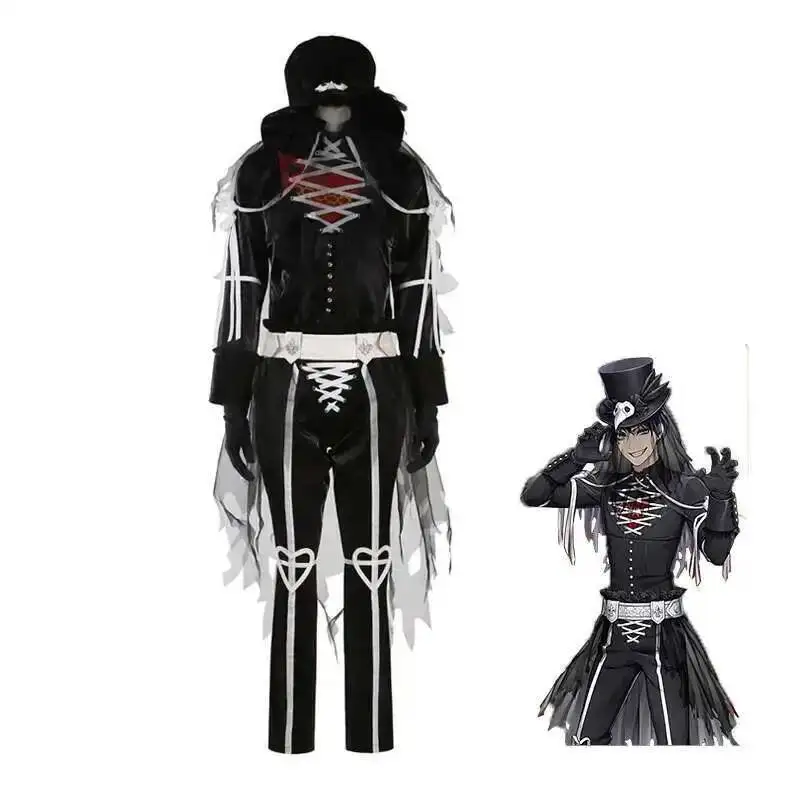 

New Twisted Wonderland Heratslabyul Riddle Ace Cater Cosplay Costumes Shirt Pants Hats For Game Party Custom Made