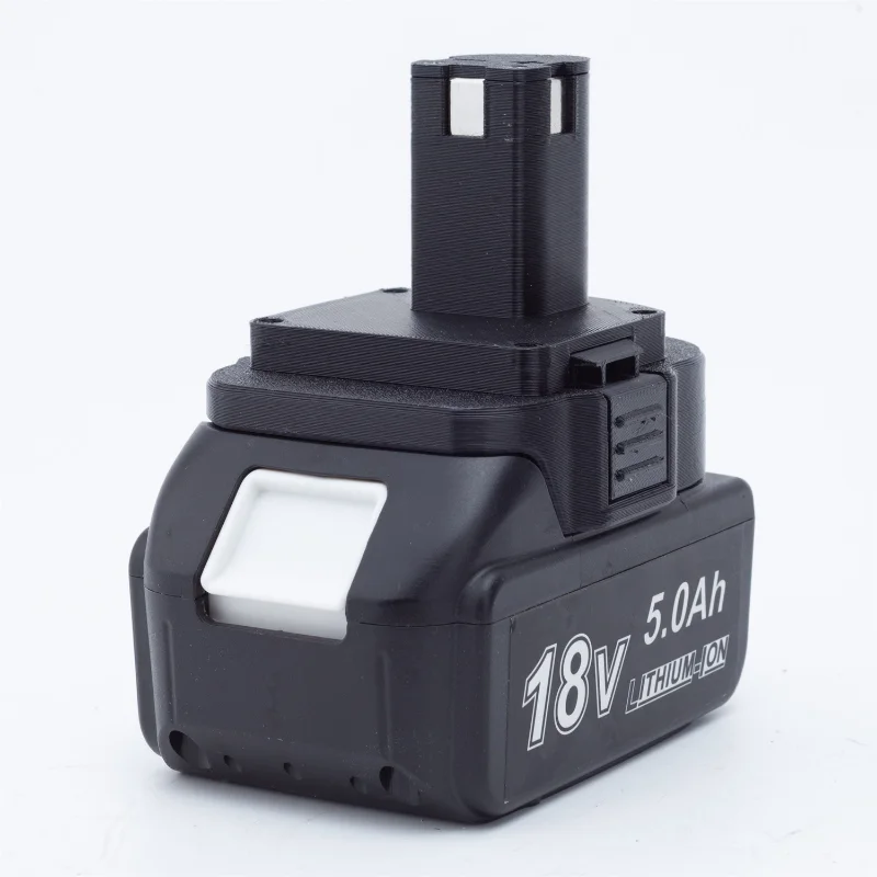 Adaptador para batería de iones de litio Makita de 18V, convertidor a Ryobi ONE + 18V, herramientas eléctricas portátiles inalámbricas, conector