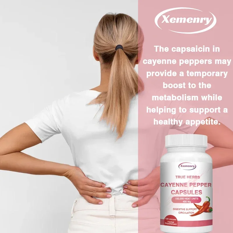 كبسولات كايين بيبر - تدعم صحة القلب والأوعية الدموية والهضمية، وتعزز المناعة وتعزز الدورة الدموية #5