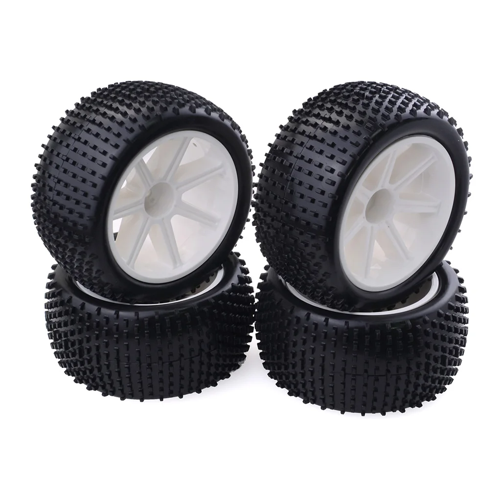 ZD Racing 4PCS 1/10 RC Car Tires Wheels 110mm Rubber Tires 12mm Hex Hub Tyres For 1/10 RC Car Parts