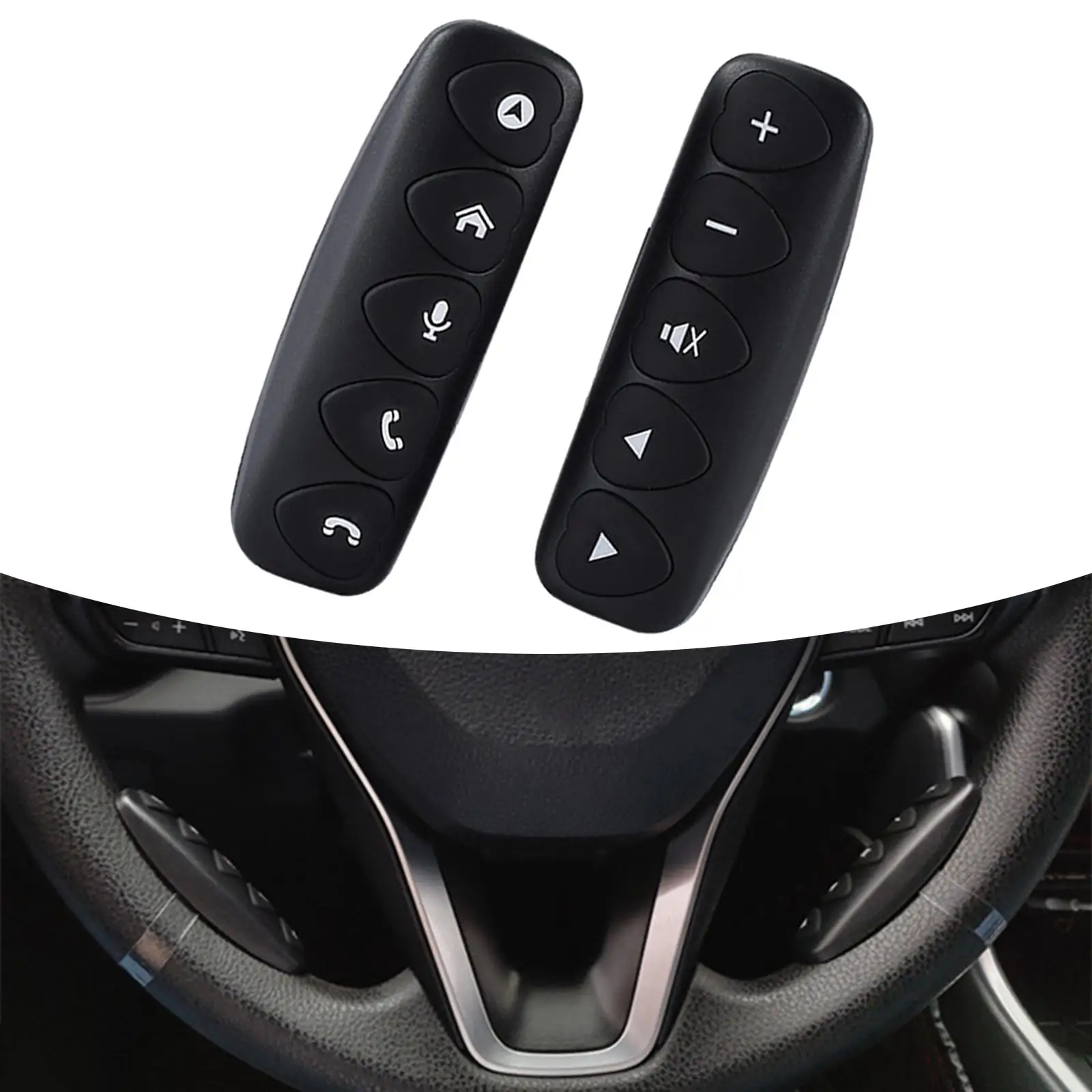 

Steering Wheel Controller 10 Function Buttons for Car Radio Stereo