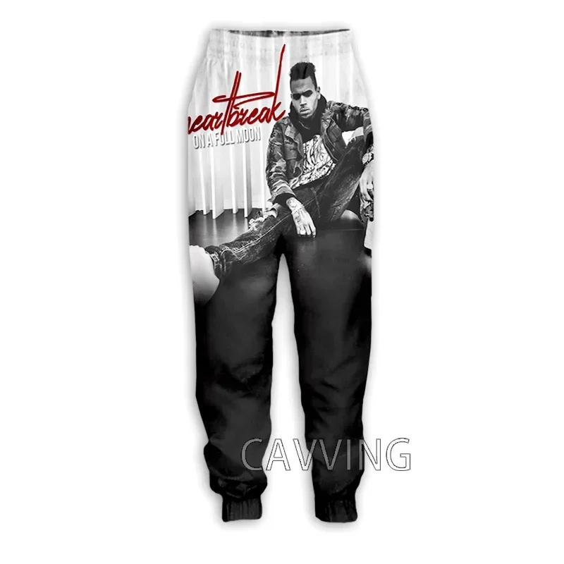 New Fashion  Rapper Chris Brown 3D Printed Casual Pants Sports Sweatpants Straight Pants Sweatpants Jogging Pants Trousers  P02