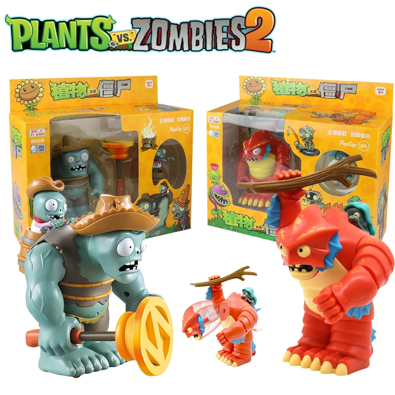 Plants vs Zombies 2 Deep Sea Giant Zombie Wild West Gargantuar Genuine Licensed Toy Figures Game Figures Model Kids Gifts Boys