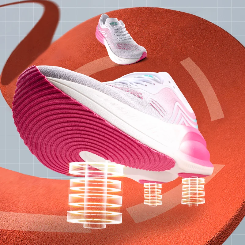 IRUNSVAN Running Shoes for Men and Women Racing Marathon Stable Rebound Shock-absorbing Training Sneakers