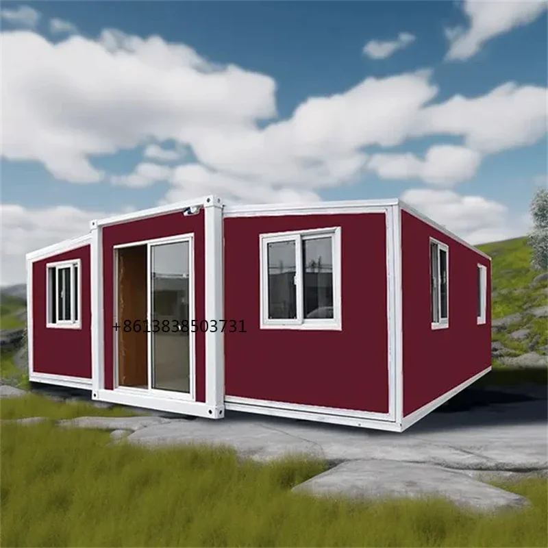 

Factory Price Prefab House 20ft 40ft Expandable Container Prefab House Modern Folding Room 2 3 Bedrooms Moveable Tiny House