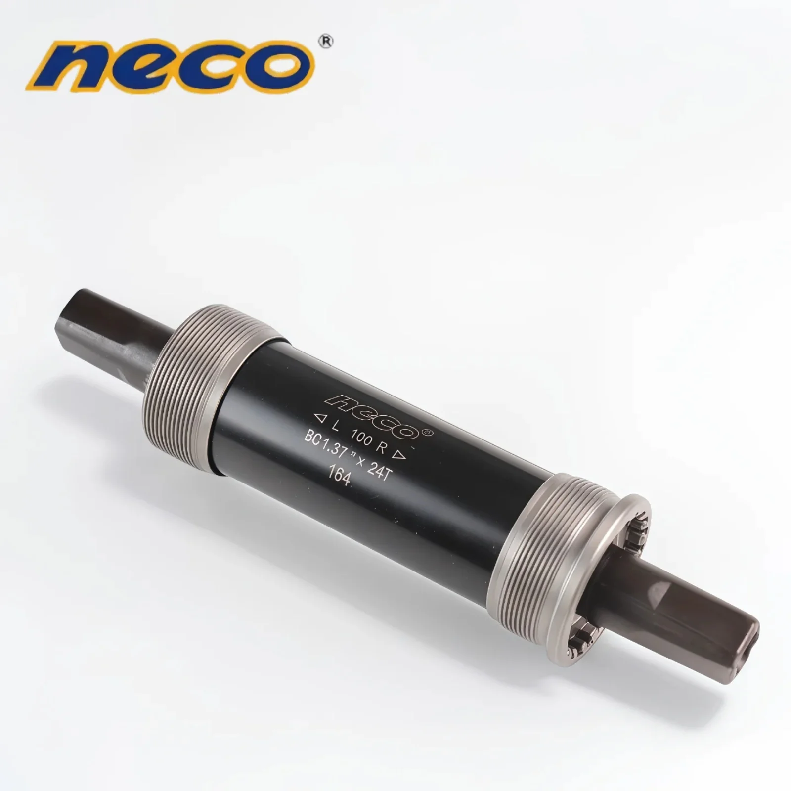 Neco Ebike Fat MTB Bike Bottom Bracket Bicycle Square Hole 100 Tapered Threaded Sealed Bearing Bottom Hollow Axle151/159.5/164mm view 6