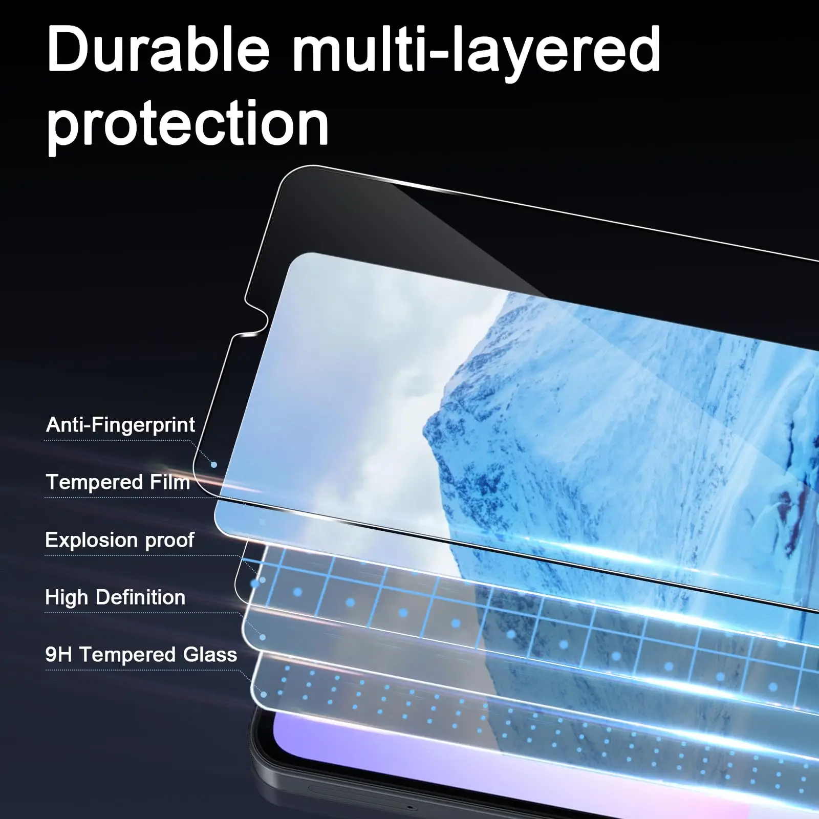 Screen Protector For Samsung Galaxy A07 Tempered Glass HD 9H Transparent Clear Anti Scratch Case Friendly