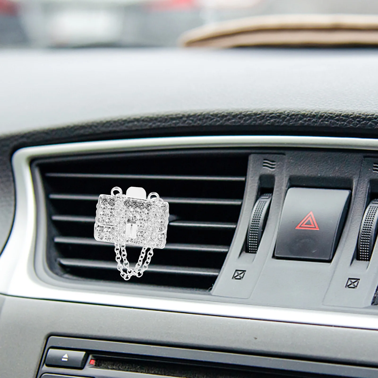 

2 Pcs High Heels Perfume Clip Vent Clips Car Accessories Cute Freshener Automotive Decoration Metal Man