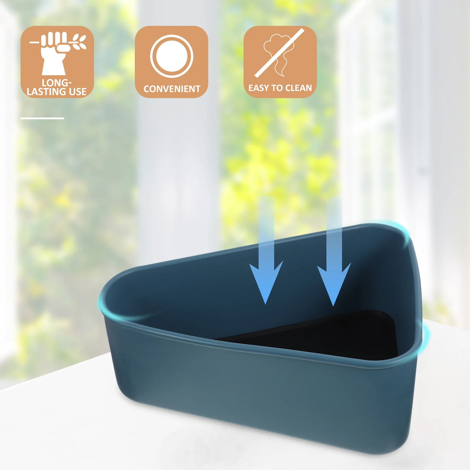 

Silicone Food Storage Box Reusable Pie Carrier For Cake Cupcake Donut Transport Pizza Slice Case Baking Packing Container