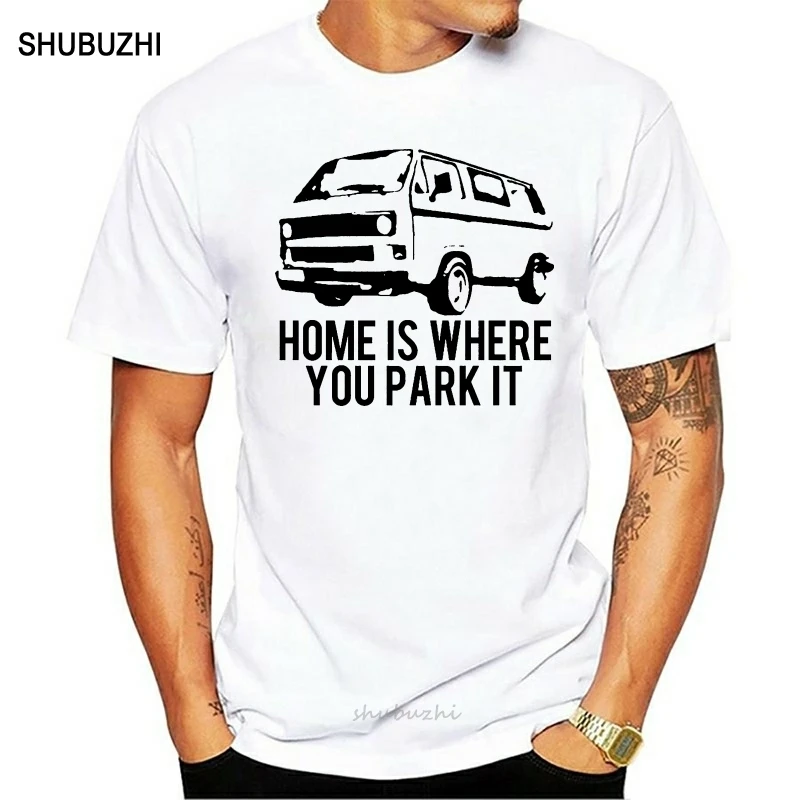 Homens Alemanha Carro O-pescoço T-Shirt, Camper Van, Ônibus Pai, Camper, Van, Dub Personalizado Presente, Cool, Alta Qualidade, Novo, T3, T25