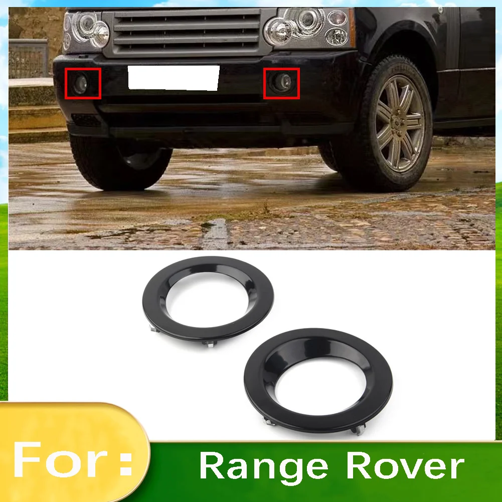 2Pcs Fog Lamp Light Bezel Left & Right Set For Land Rover Range Rover 2006 2007 2008 2009 DXB500310LML DXB500330LML