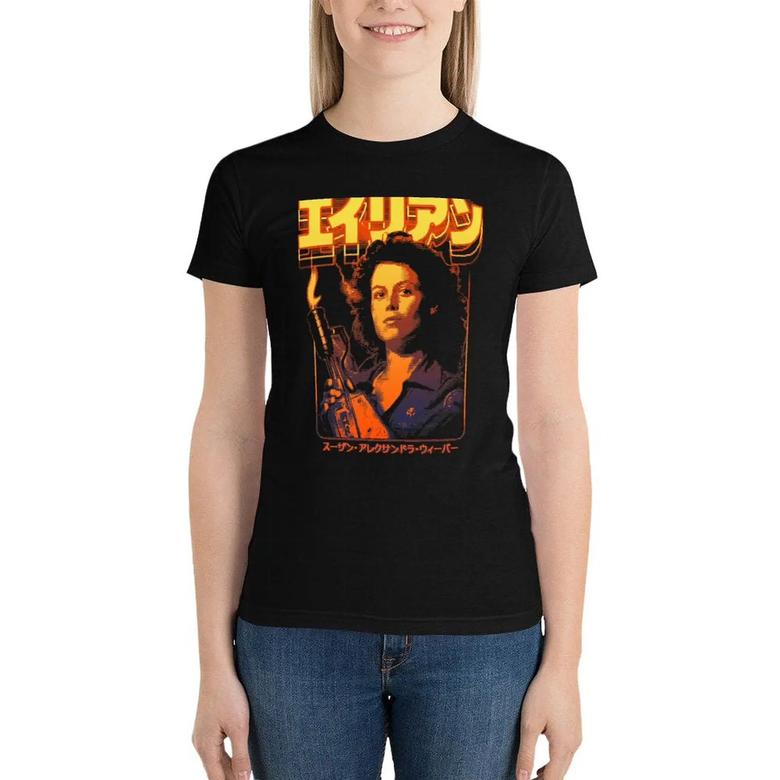 

Alien: Ellen Ripley T-Shirt Aesthetic clothing anime clothes workout shirts for Women