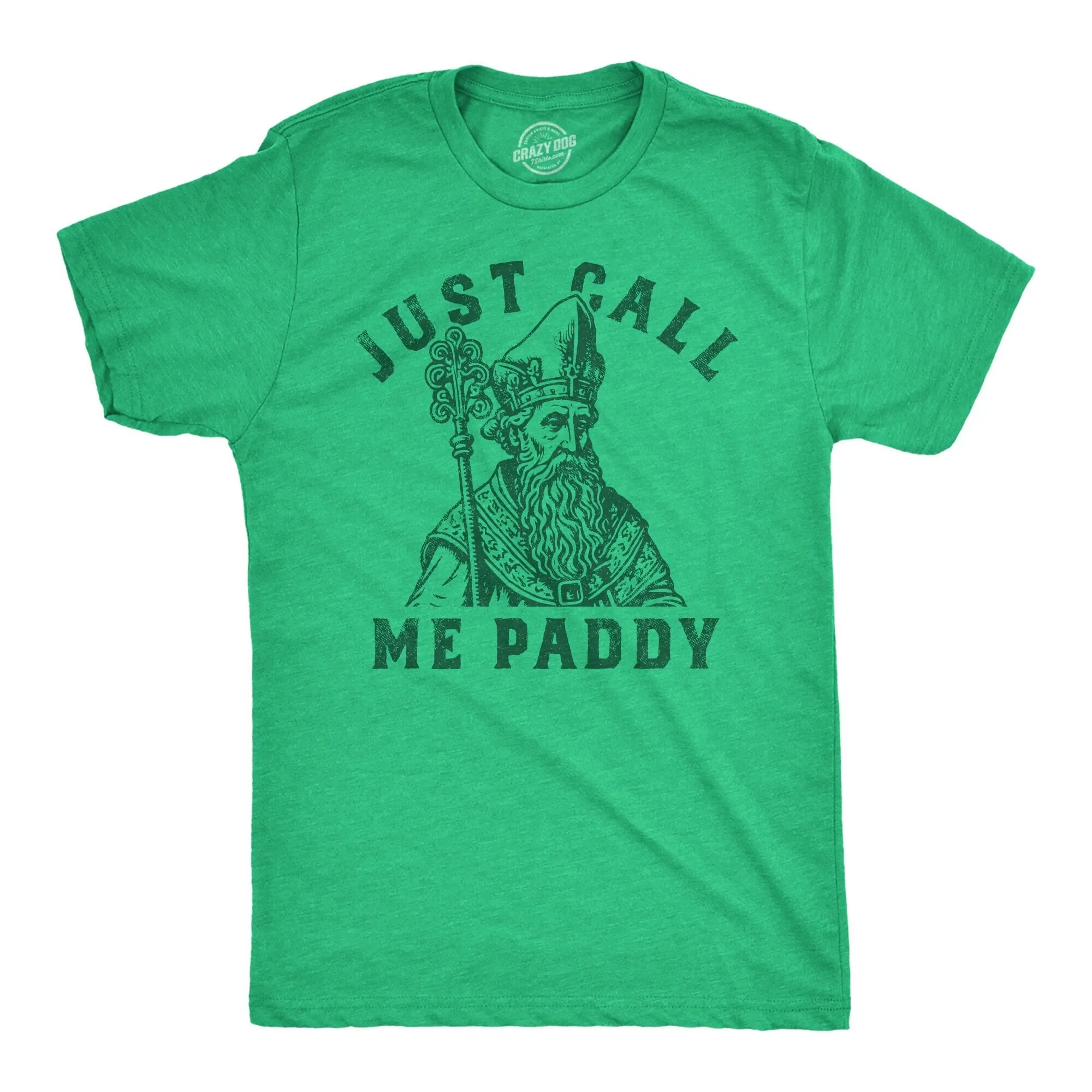 Sólo me llama Paddy Daddy camiseta Día de San Patricio trébol irlandés verde afortunado divertido beber San Patricio