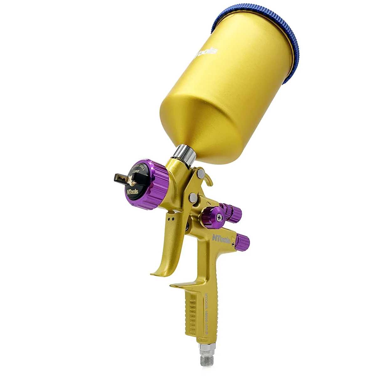 

1.3mm Air Spray Gun With 400CC Mix Tank And Adpater add 1.8mm Nozzle Kit Car Repair Spray Paint Gun 1000S HVLP Air Paint Gun