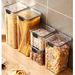 Sealed Jars Kitchen Grain Storage Organizer Large Tank Plastic Moisture-proof Storage Box Household Food Seasoning Jars