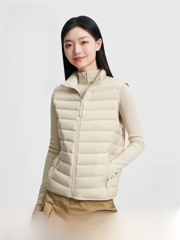 

Bosideng женский пуховый жилет легкий приталенный Du down Jaet весна осень лучший бренд Fem модная верхняя одежда