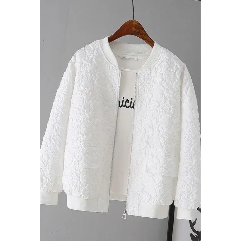 Baseball Uniform Short Jacket for Women New Loose Casual Versatile Fashionable Top