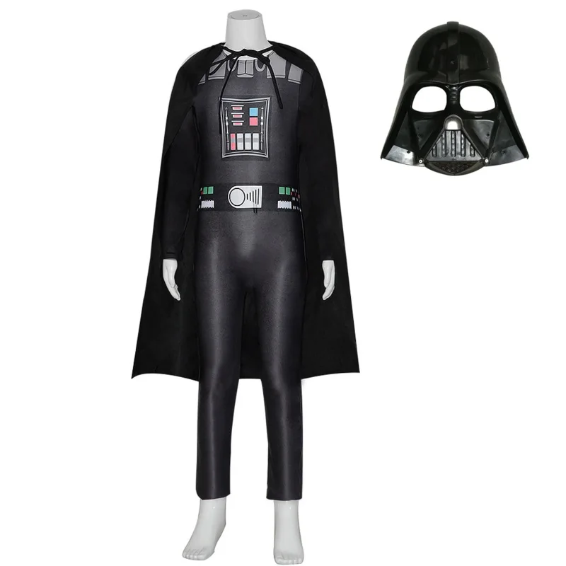 CyAnime الأسود المحارب تأثيري حلي بذلة الظلام جندي Stormtrooper قناع مجاني الكبار للجنسين هالوين كرنفال بدلة تنكرية