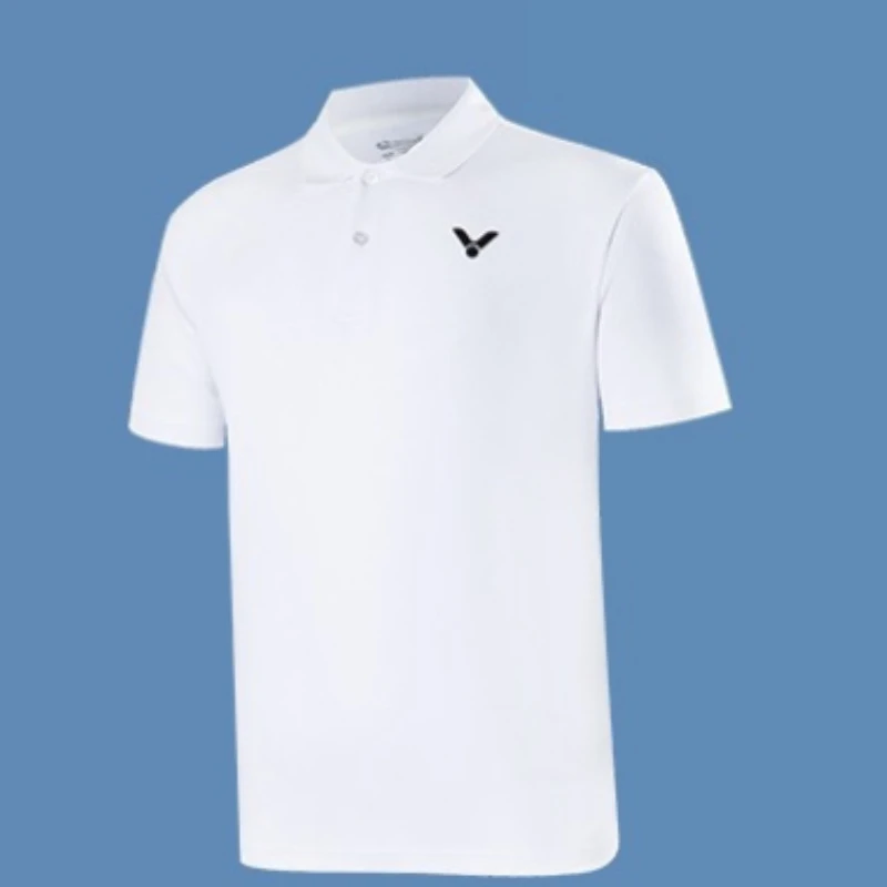 

Новинка для Victory, одежда для тенниса, бадминтона, спортивная футболка с короткими рукавами, удобный дышащий, впитывающий пот крутой топ