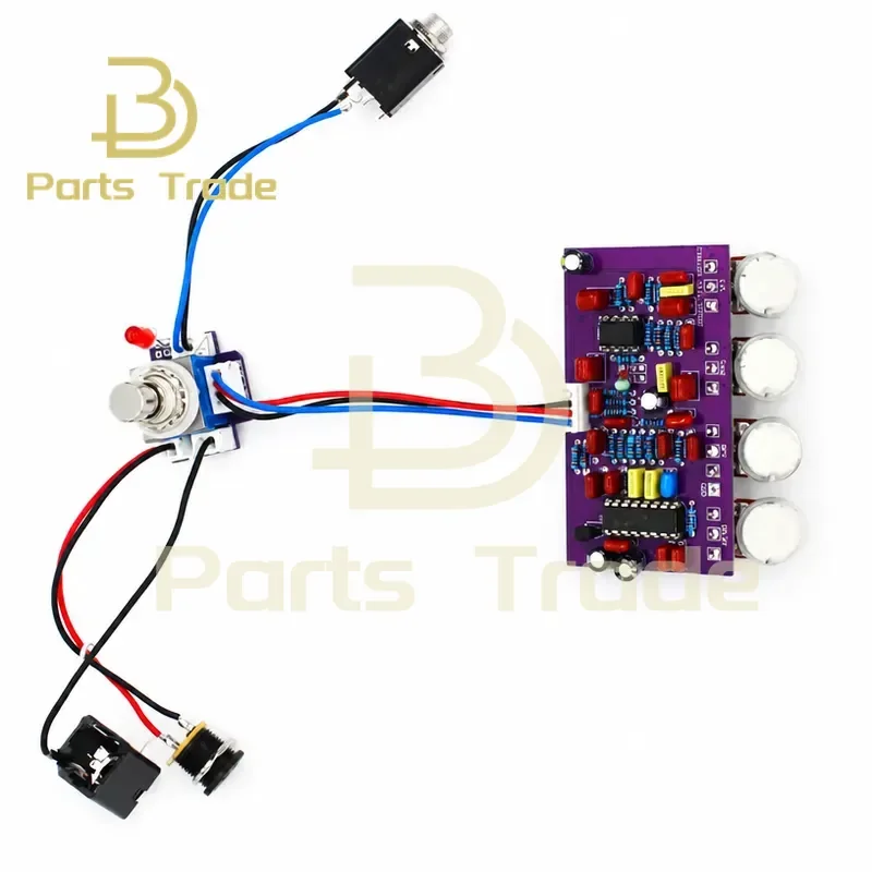 DIY Electric Guitar Single Effect Faux Echo Reproduction Delay Circuit Board