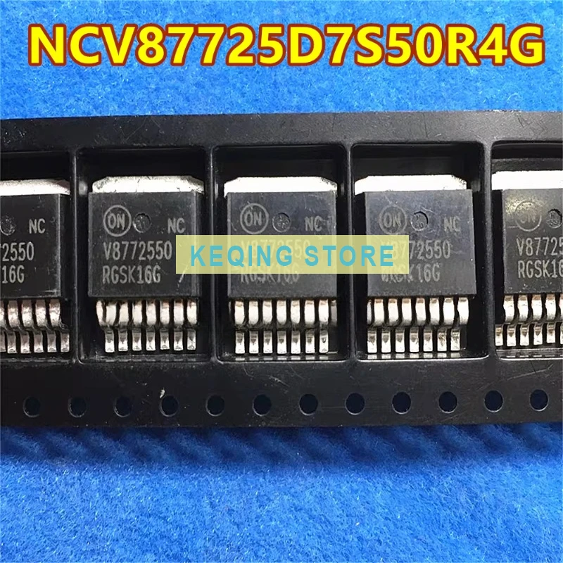 10PCS Used+Not NEW+Send after Measure NCV87725D7S50R4G V8772550 Automotive computer board power supply tube regulator, patch