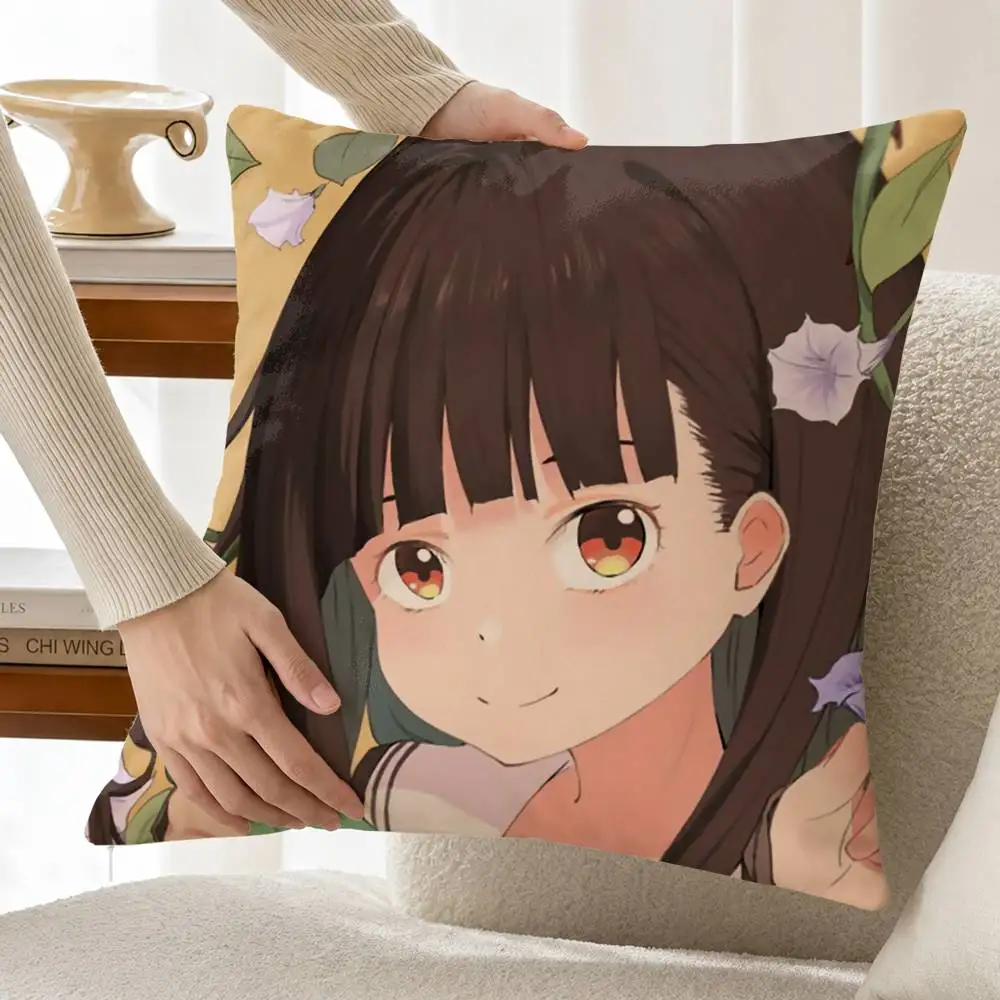 Make Heroine ga Oosugiru Makeine Customizable Square Cushion Cover Double Sided Print Pillow Case