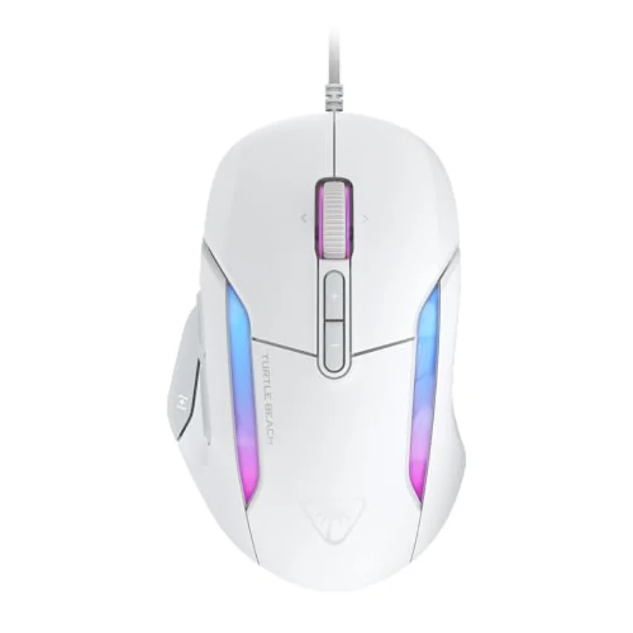 Gaming mouse for desktop use PTFE material black color 26000 DPI optical sensor with 100M click life and 23 customizable inputs