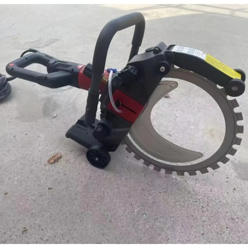 Electric Wall Saw Machine Concrete Cutter Diamond Blade Compatible Masonry Tool Dry Cut Construction Equipment