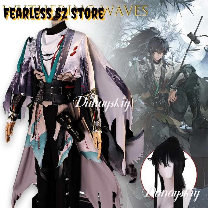 

Wuthering Waves Qiu Yuan Косплей π로윈 의상 Аниме Gamer Outfit Полный комплект головных уборов Хэллоуин Вечеринка для женщин Мужской костюм Хэллоуин Cos