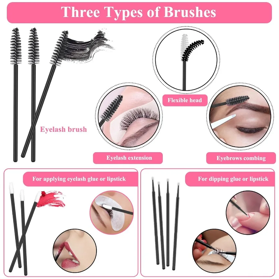 مجموعة أدوات تدريب رأس عارضة أزياء الرموش للتدريب الاحترافي لتمديد الرموش مع جفون قابلة للإزالة مادة مطاطية ناعمة الملمس D