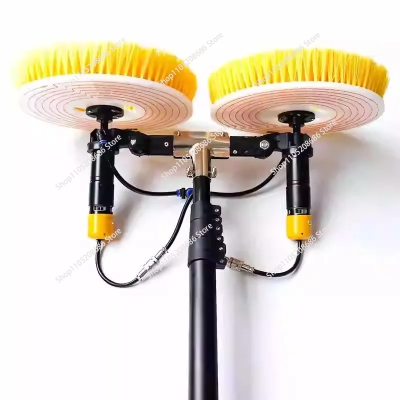 

Double Head Solar Panel Cleaning Brush Telescopic