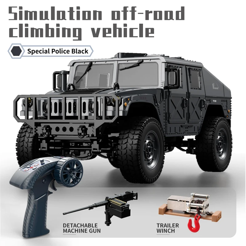 C8835 RC Auto 2.4G Afstandsbediening Terrein Off-road Truck Elektrisch Klimvoertuig met Licht Kind Volwassen Kerst Verjaardagscadeaus