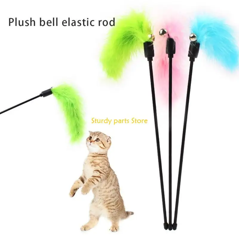 97qc котенок для игры Interactive Fun Toy for Cat Teaser Wand