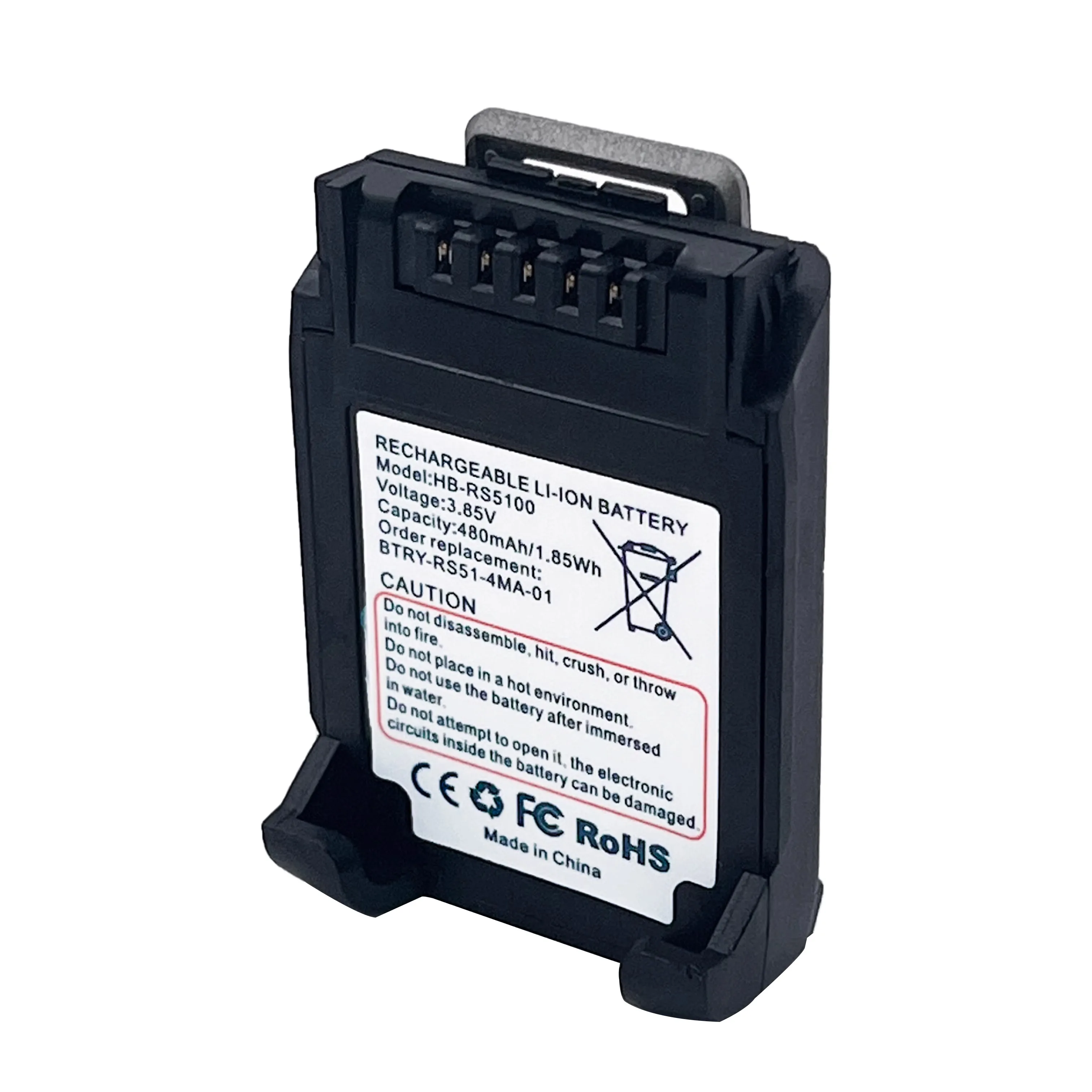 HB-RS5100 480mAh تبديل البطارية ل زيبرا حلقة الماسح الضوئي RS51 RS5100 RS61 الماسح الضوئي BT-000398 BTRY-RS51-7MA-01 BTRY-RS51-4MA-0