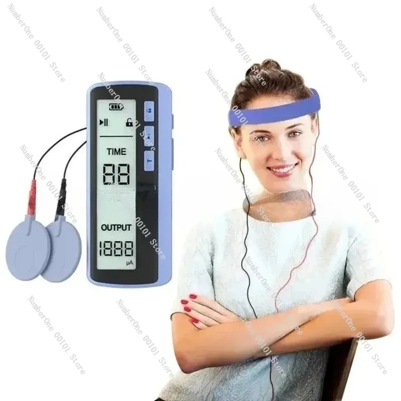 TDCS transcranial direct current stimulation device for and brain fatigue, helps with concentration, and acts as a brain ma