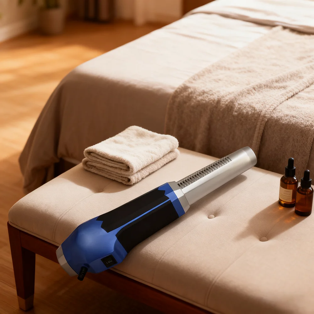 Terahertz azul pro dispositivo de terapia de luz alívio da dor varinha de alta frequência cuidados domiciliares dispositivo iteracare físico soprador de terapia de calor