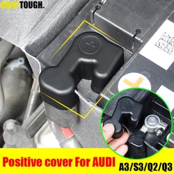 For AUDI A3 S3 MK2 MK3 Q2 Q3 II 2019 2020 Car Engine Battery Positive Terminal Clamp Cover Clip Trim Cap Accessories