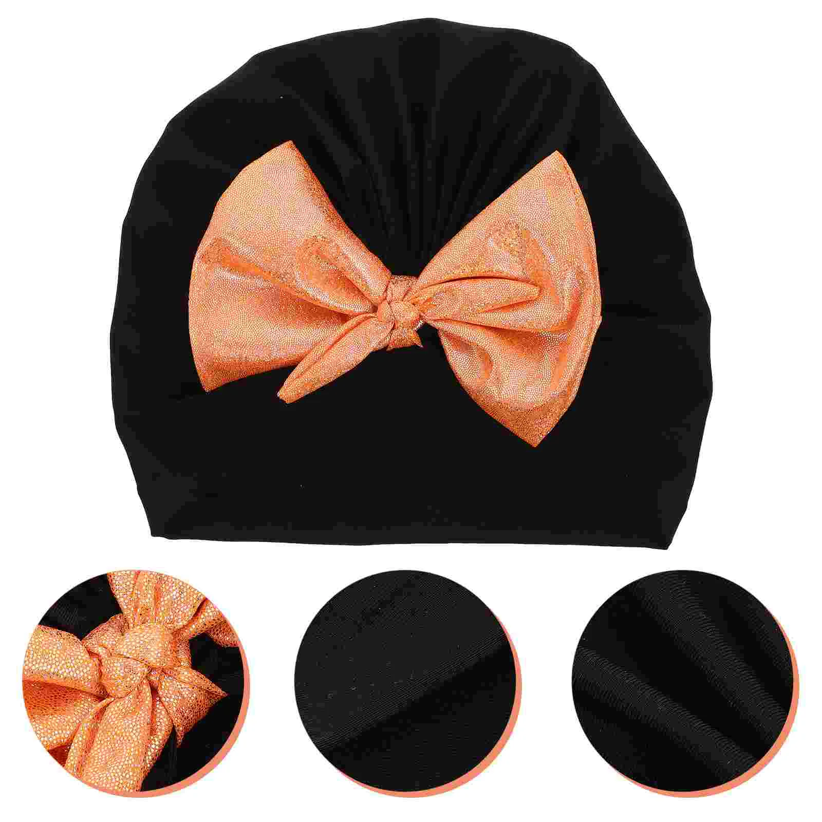 Swim Hat For Women Swimming Cap Caps Shower Orange Decorative Women's