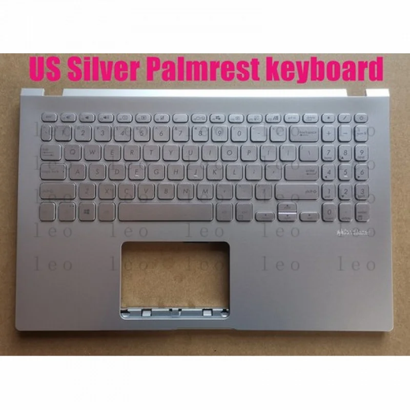 

Клавиатура LL US Silver с упором для рук для Asus X509F X509D K509F K509U X509U