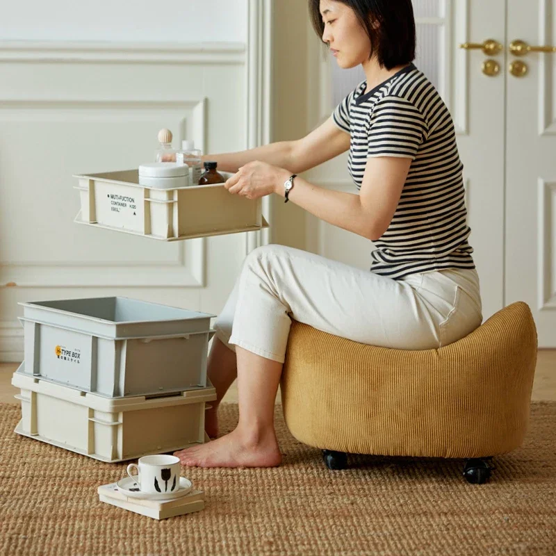 Small stool household shoe change  entrance low octagonal