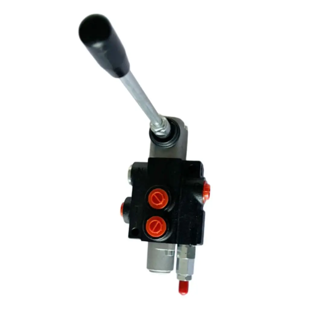 Hydraulic Control Valve Metal Hand Lever Single Way Valve for Agricultural Construction Storage Machinery