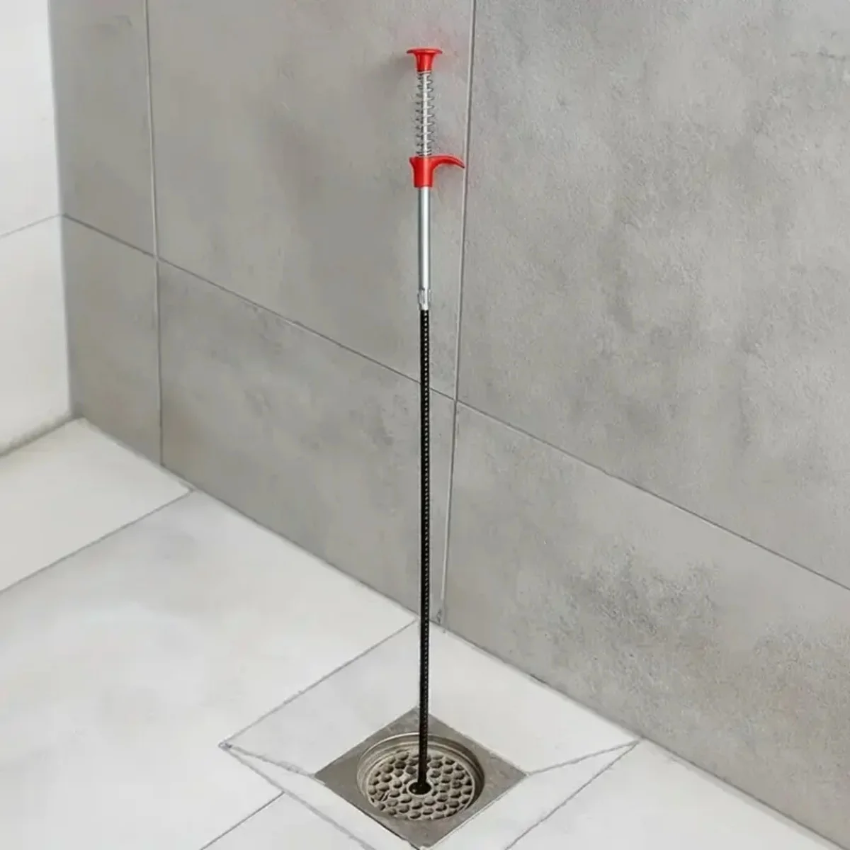 90cm Multifunctional Pipe Dredging Tool Bendable Drain Auger Sewer Hair Cleaning Claw Spring Loaded Grabber Pickup Pipe Tool