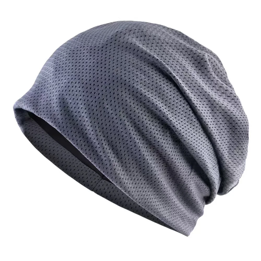Toucas Respiráveis de Verão para Mulheres, Bonés Finos de Malha para o Verão, Gorras de Cor Sólida, Chapéus Macios e Elegantes para Homens